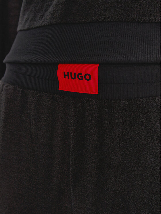 HUGO Hugo Pyjamahose Snoozie 50523406 Schwarz Regular Fit