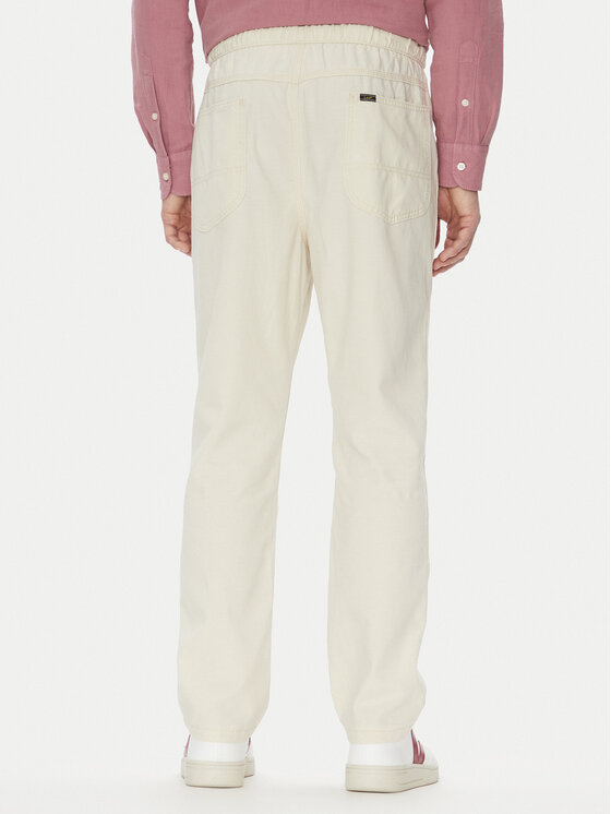 Lee Lee Medžiaginės kelnės Utility 112364005 Smėlio Straight Fit
