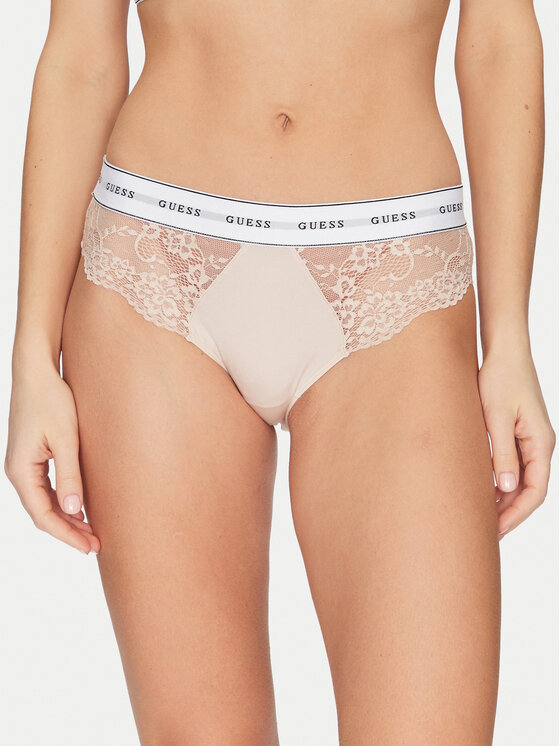 Guess Guess Klasične spodnje hlačke O2BE08 KBBT0 Bež