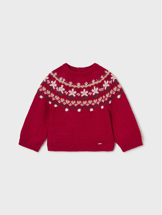 Mayoral Mayoral Sweater 2.311 Piros Regular Fit