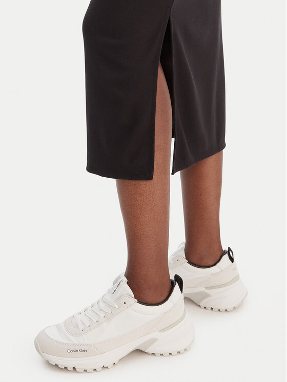 Calvin Klein Jeans Calvin Klein Jeans Ежедневна рокля LV047E220G Черен Slim Fit