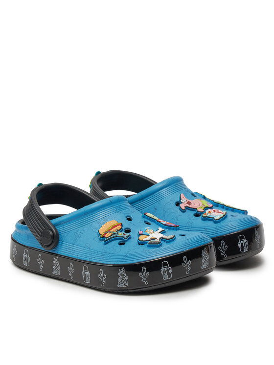 Crocs Crocs Natikače Spongebob Multi Off Court Clg K 209823 Crna