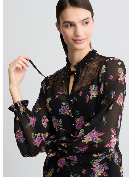 Liu Jo Liu Jo Blusa WA5252T4050M9473 Nero Regular Fit
