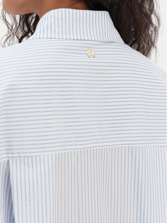 JOOP! JOOP! Srajca Benice 30100734 Modra Relaxed Fit