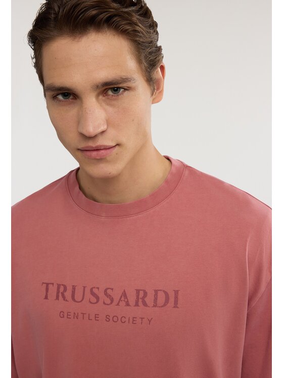 Trussardi Trussardi T-Shirt G0758000232N078 Różowy Over Fit
