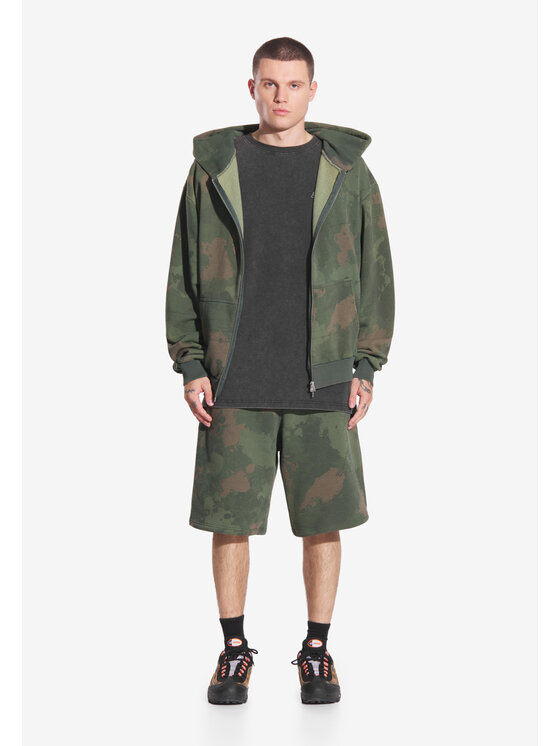 PROSTO. PROSTO. Szorty sportowe WW021 Zielony Oversize