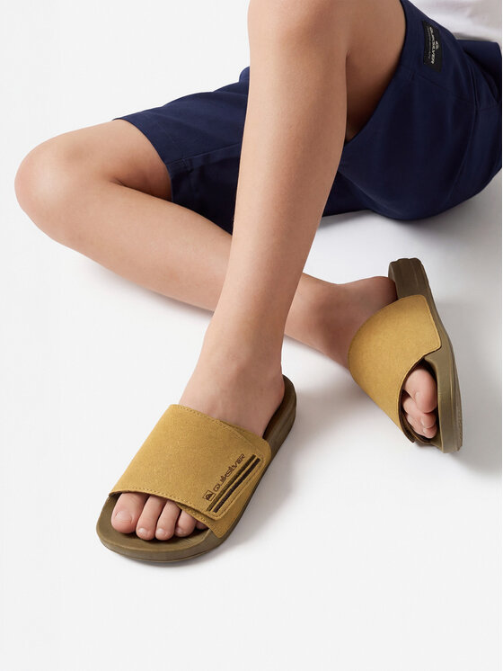 Quiksilver Quiksilver Šlepetės EO-POCHI SUEDE CQ10164YT Smėlio