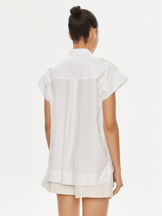 TWINSET TWINSET Cămașă 241TT2194 Alb Loose Fit
