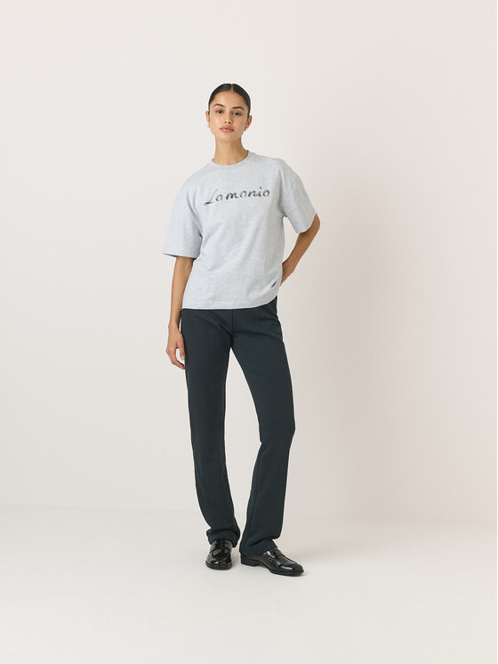 La Mania La Mania Tričko COURTNEY Sivá Classic Fit