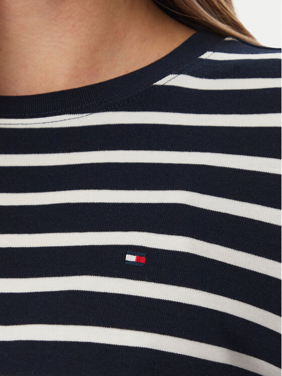Tommy Hilfiger Tommy Hilfiger Majica Cody WW0WW53689 Tamnoplava Slim Fit