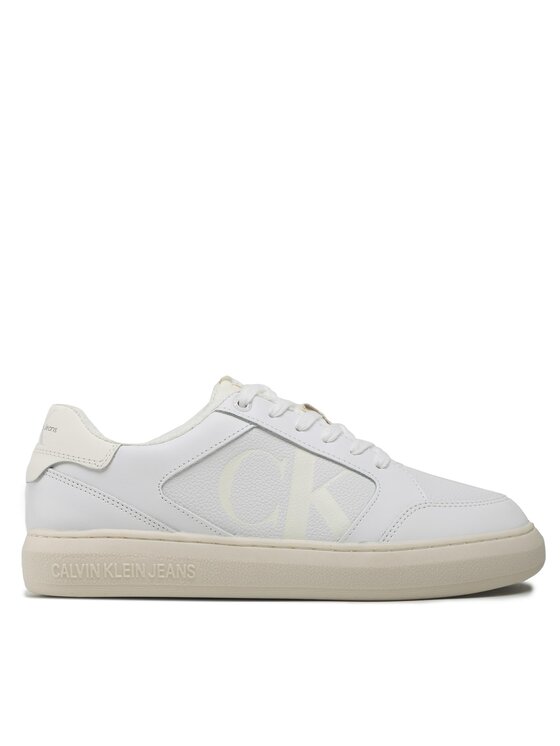 Sneakers Calvin Klein Jeans Casual Cupsole Lth-Pu Mono YM0YM00573 White/Ivory 0K7