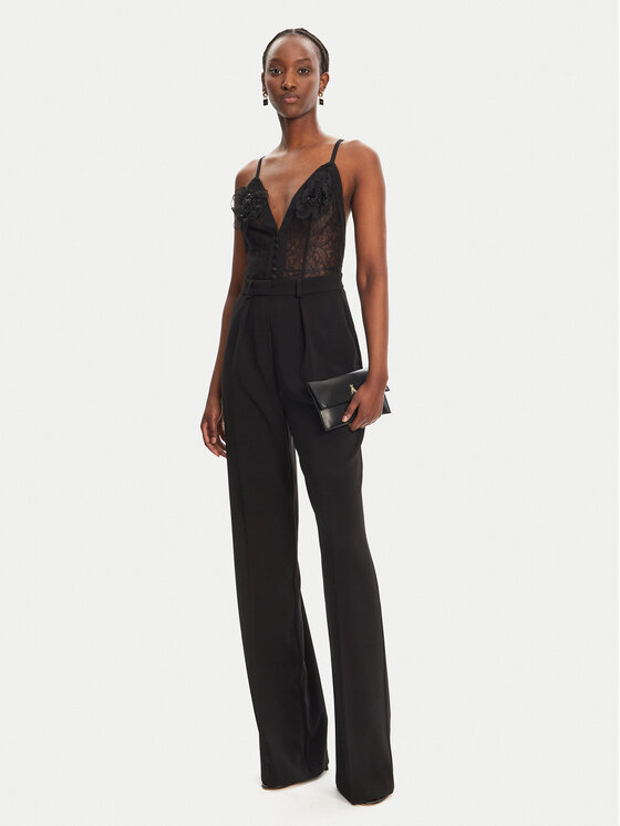 Elisabetta Franchi Elisabetta Franchi Overal TU-049-52E2-V560 Černá Regular Fit