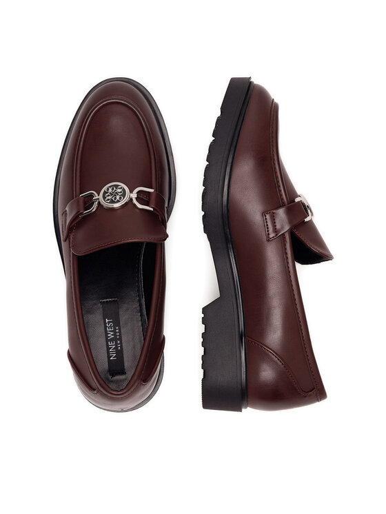 Nine West Nine West Loaferek WFA3043-1A Bordó