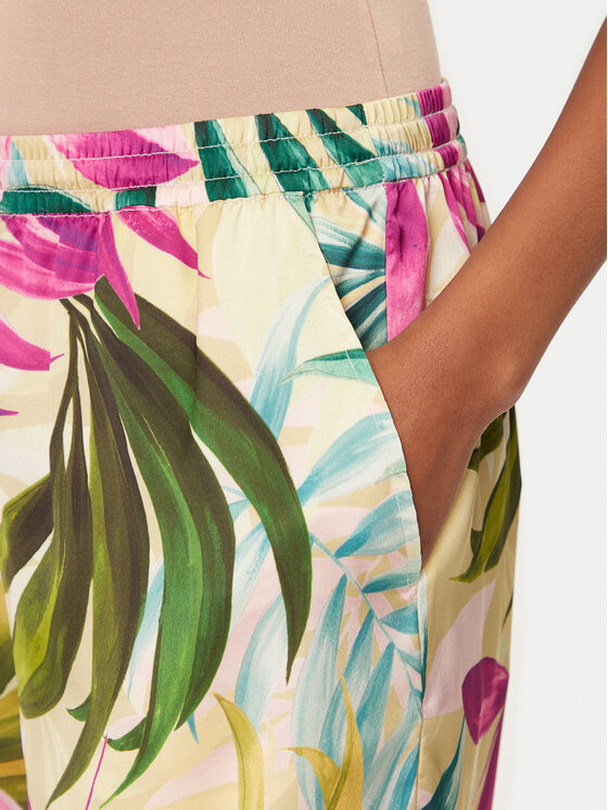 Guess Guess Palazzo hlače W5GB11 WH9C2 Pisana Wide Leg