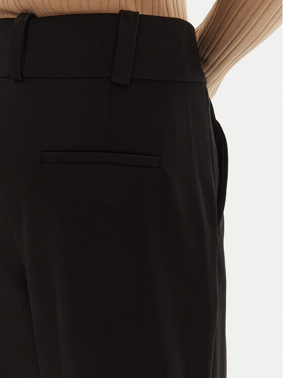 IVY OAK IVY OAK Παντελόνι Palazzo Peony Rose IO1100X5121 Μαύρο Wide Leg