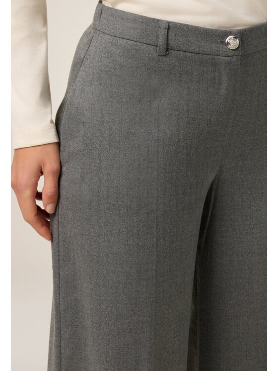 Oltre Oltre Pantaloni di tessuto P042R109038N0S3 Grigio Cropp Fit