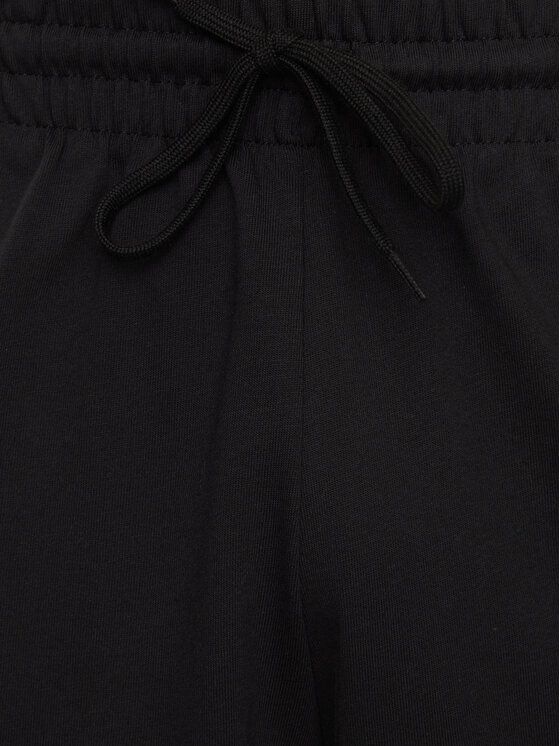 adidas adidas Pantaloncini sportivi AEROREADY Essentials Single Jersey Linear Logo Shorts IC0062 Nero Regular Fit