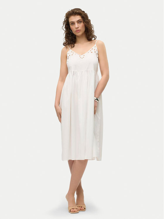 Vero Moda Vero Moda Rochie de vară Vera 10326447 Alb Regular Fit