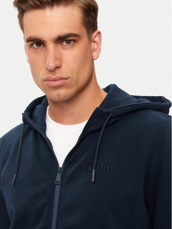 Mustang Mustang Sweatshirt Brighton 1015635 Dunkelblau Regular Fit