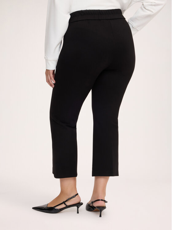 Fiorella Rubino Fiorella Rubino Spodnie materiałowe P073L002490N033 Czarny Flare Fit