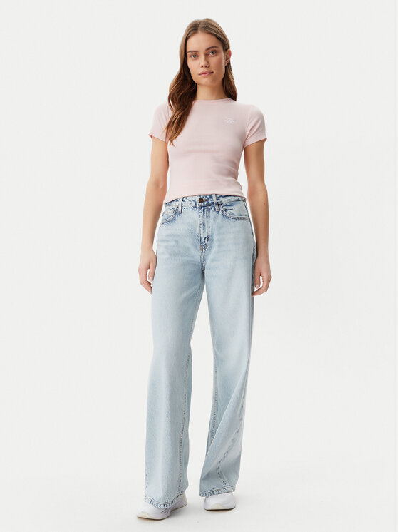 Guess Guess T-Shirt W5GP62 KA0H1 Różowy Regular Fit