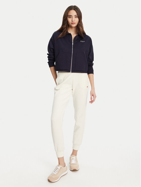 Guess Guess Bluza V5YL08 KCX42 Granatowy Regular Fit