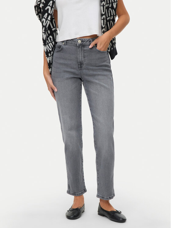 Vero Moda Vero Moda Blugi Amara 10337794 Gri Straight Fit