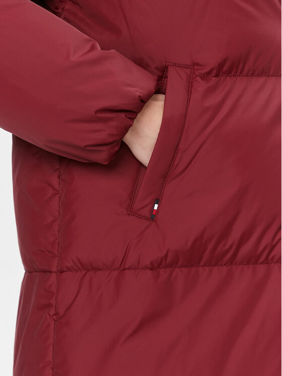 Tommy Hilfiger Tommy Hilfiger Žieminė striukė New York WW0WW39749 Raudona Relaxed Fit