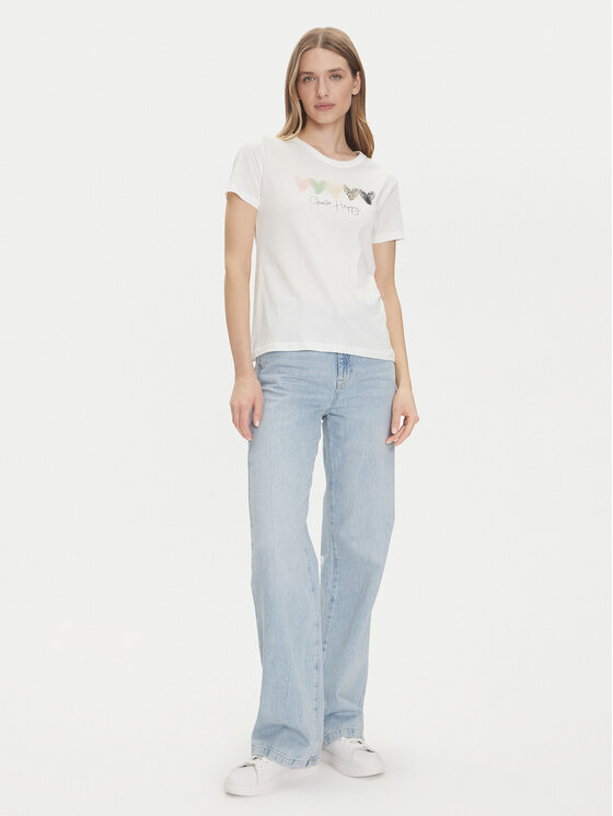 JDY JDY T-Shirt Michigan 15311702 Biały Regular Fit