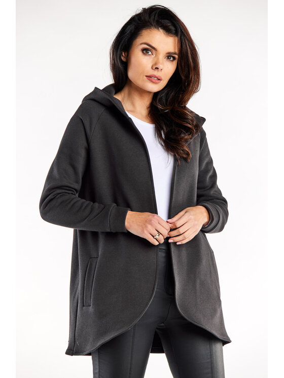 Infinite You Infinite You Felpa M327 Grigio Basic Fit