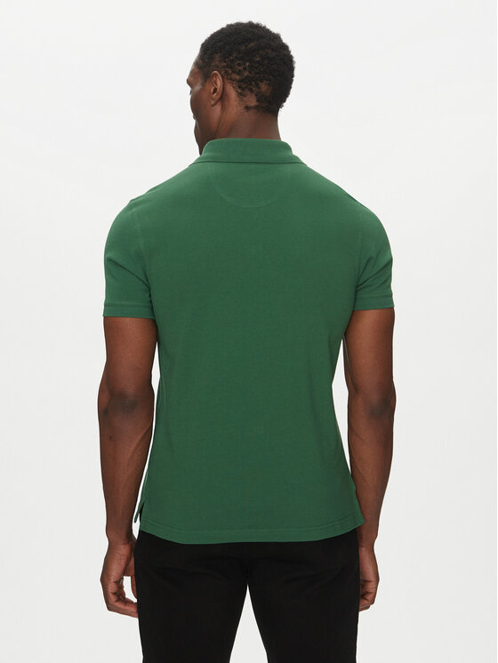 Barbour Barbour Polo Tartan MML0012OL72 Zielony Regular Fit