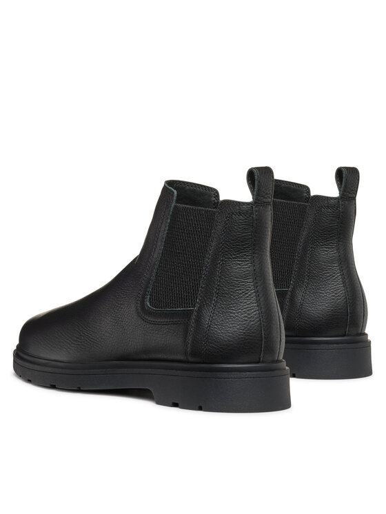 Geox Geox Členková obuv s elastickým prvkom U Spherica Ec1 U36D1C 00046 C9997 Čierna