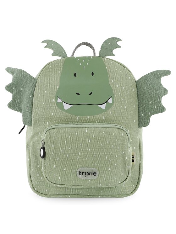 Plecak szkolny Trixie Baby, Zielony, Plecak - Smok