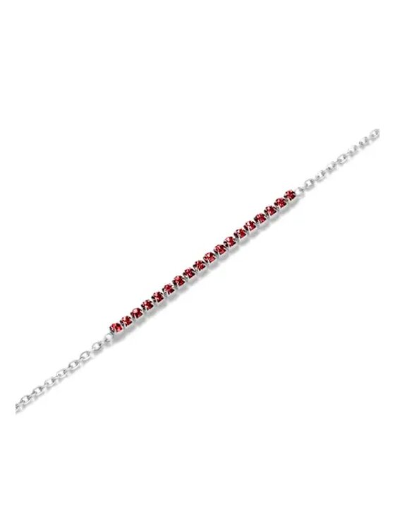 Rosefield Rosefield Bransoletka Gems Color Meaning Czerwony