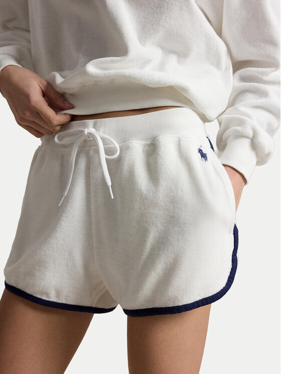 Polo Ralph Lauren Polo Ralph Lauren Športne kratke hlače 211A12956003 Bela Relaxed Fit