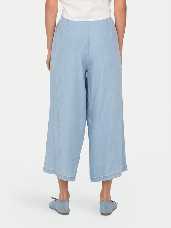 ONLY ONLY Ohlapne hlače Charis 15337936 Modra Wide Leg