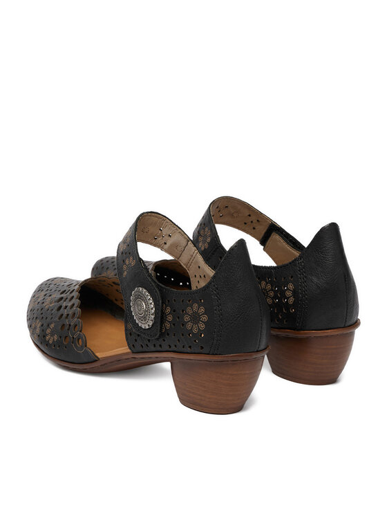 Rieker Rieker Pantofi 43753-00 Negru