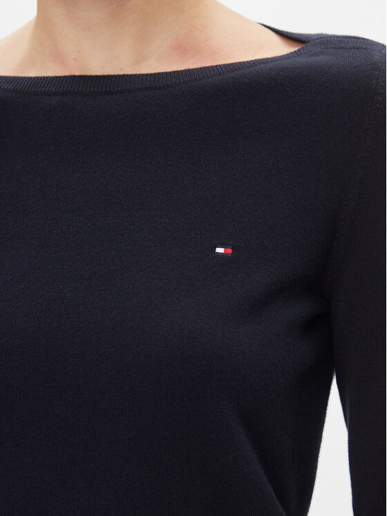Tommy Hilfiger Tommy Hilfiger Džemper WW0WW42050 Tamnoplava Regular Fit