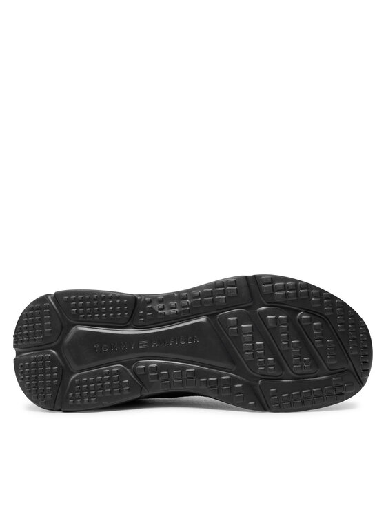 Tommy Hilfiger Tommy Hilfiger Сникърси Modern Runner Knit Evo Ess FM0FM05245 Черен