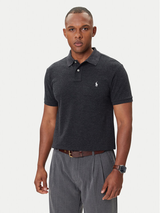 Polo Ralph Lauren Tricou polo Classics 710536856031 Gri Slim Fit