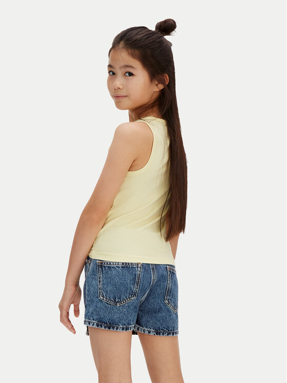 Calvin Klein Jeans Calvin Klein Jeans Top LVCKSJB10G Žltá Slim Fit