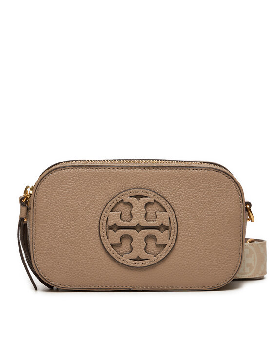 Tory Burch Ročna Torba Miller Mini Crossbody Bag 150153 Bež