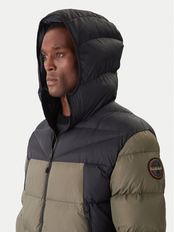 Napapijri Napapijri Geacă de iarnă A-Molveno NP0A88V2 Verde Regular Fit