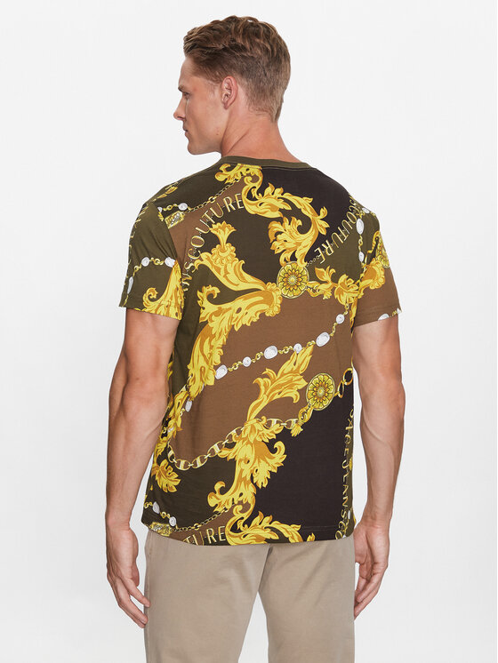 Versace Jeans Couture Versace Jeans Couture T-Shirt 75GAH6S0 Grün Regular Fit