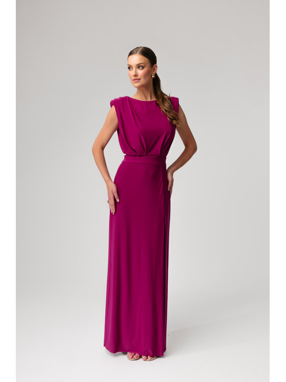 Aurora Aurora Sukienka wieczorowa Isabelle Fuksja Fioletowy Feminine Fit