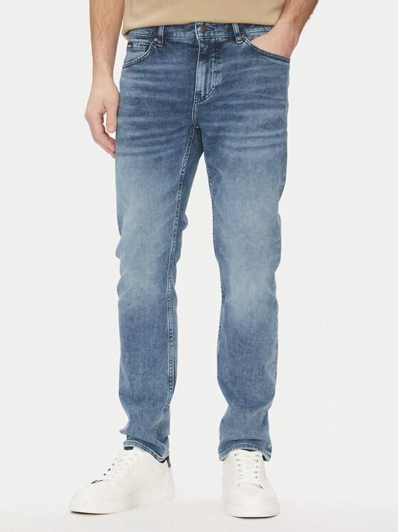 BOSS Džínsy H-Delaware 50538533 Modrá Slim Fit