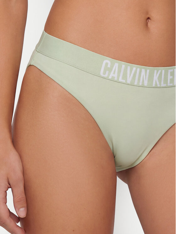 Calvin Klein Swimwear Calvin Klein Swimwear Dół od bikini LV00Q61221 Zielony