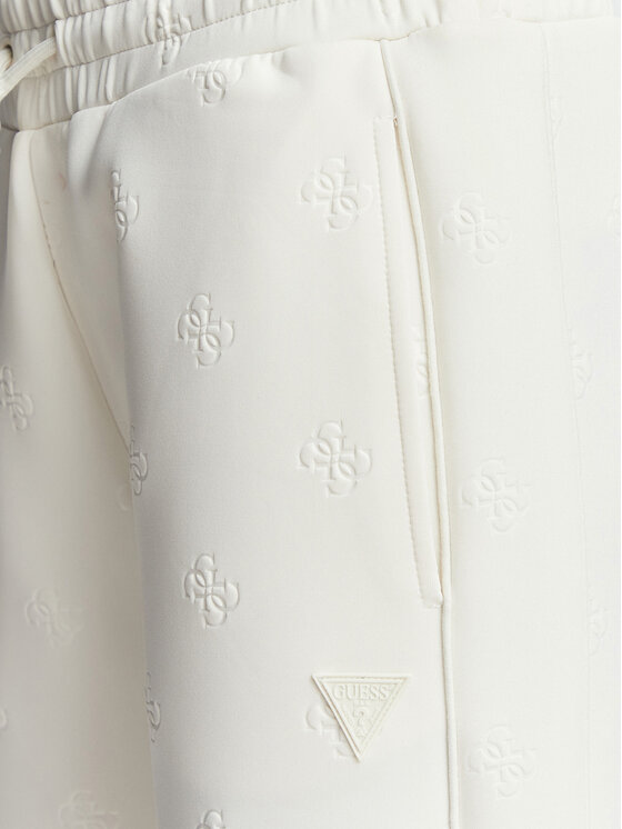 Guess Guess Παντελόνι φόρμας V6YB10 K4295 Κρεμ Regular Fit