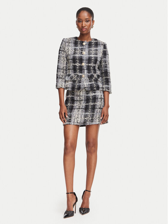 Rinascimento Rinascimento Spódnica midi CFC0131142003 Czarny Regular Fit