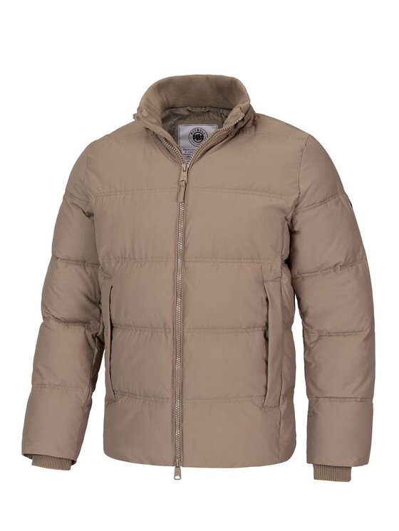 PITBULL PITBULL Kurtka zimowa Kurtka zimowa męska z kapturem Duncan 3XL Beżowy Regular Fit